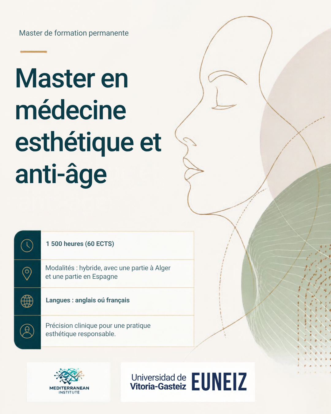 Cartel Master en médecine esthétique et anti-âge